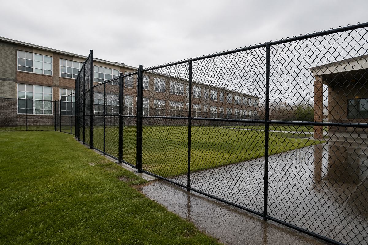 Chain link fence for residential and commercial property in Vancouver